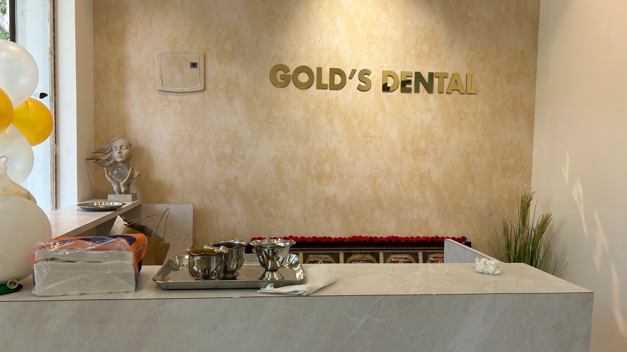 Clinic reception area